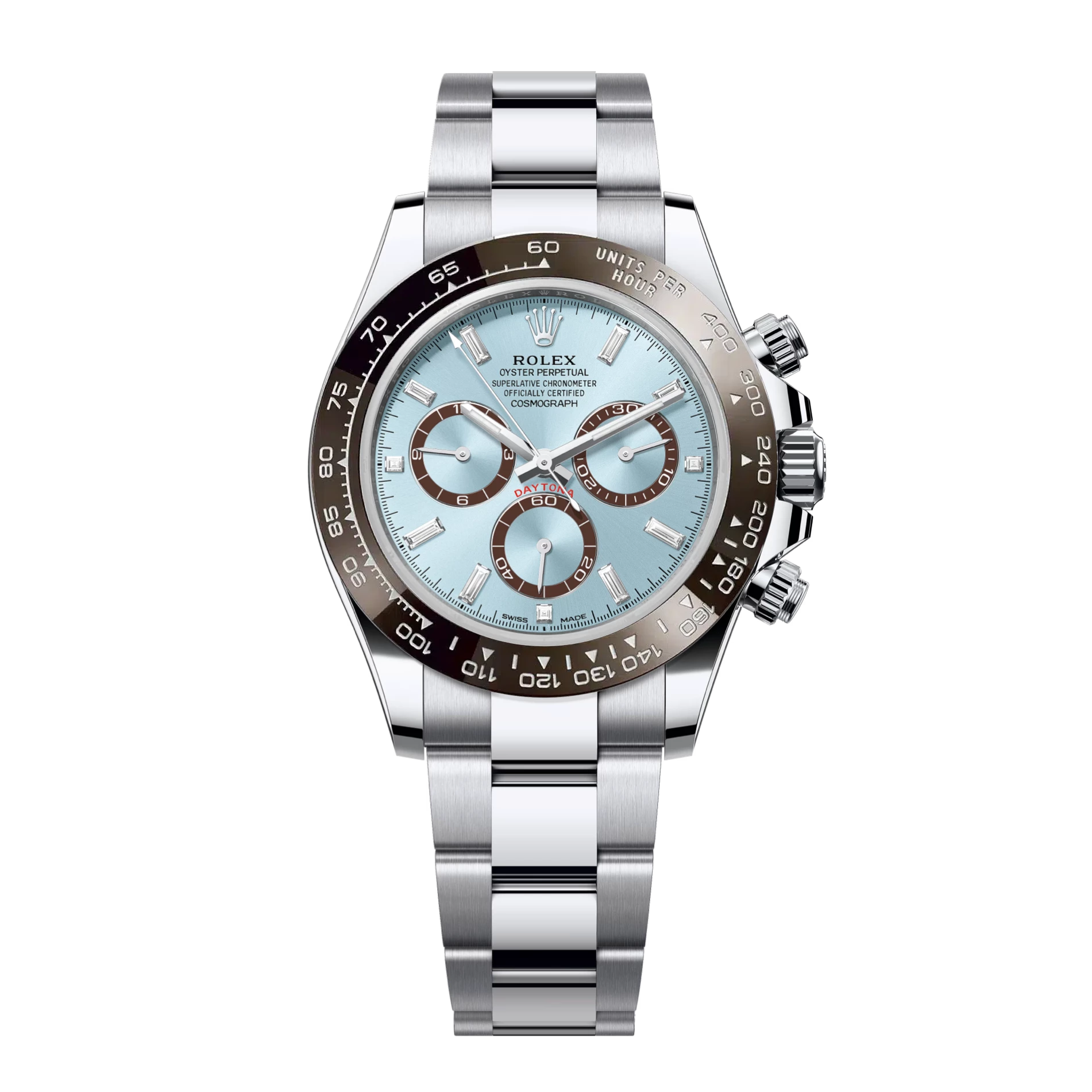 Cosmograph Daytona 116506 Platinum Ice Blue Dial 40mm