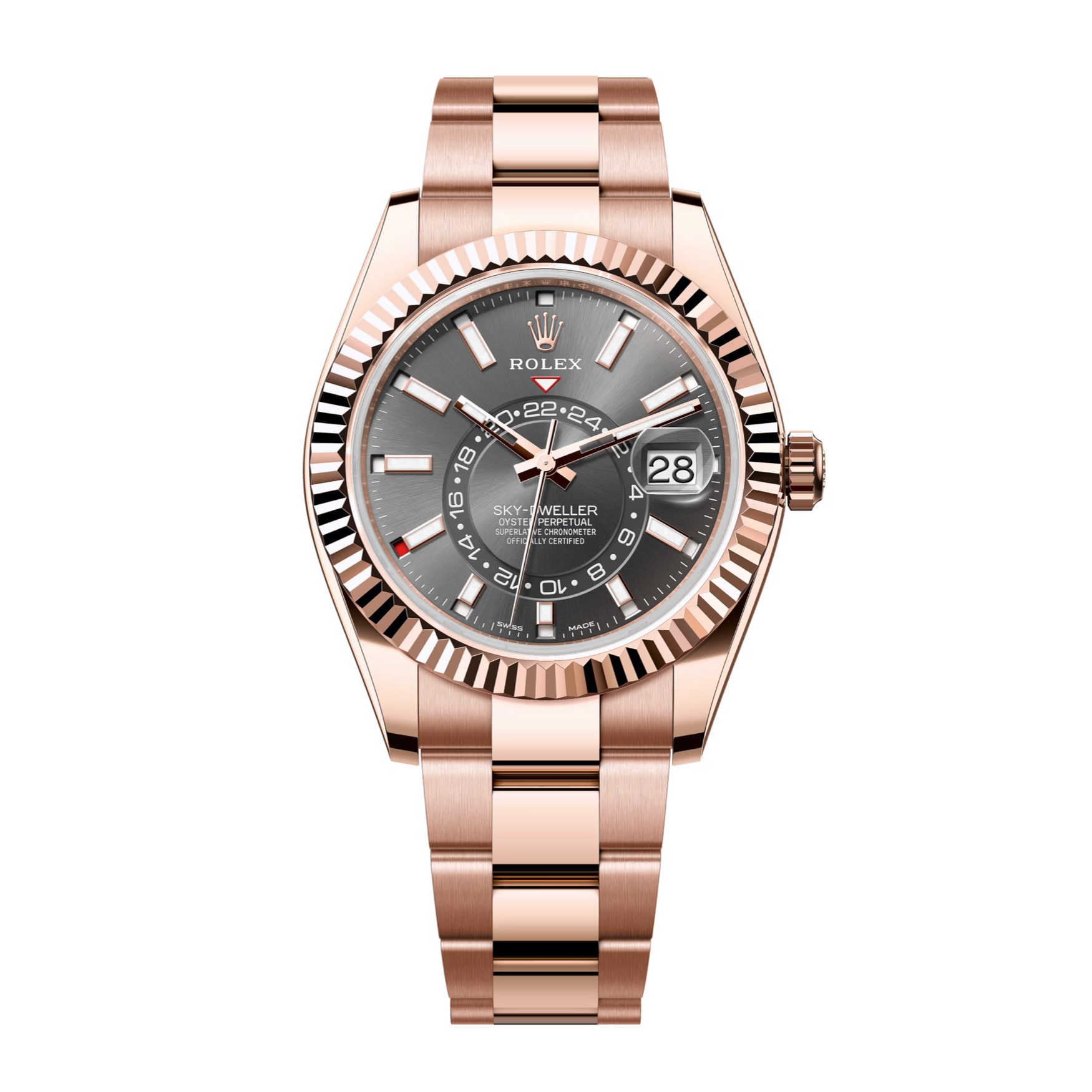Sky-Dweller 326935 Everose Gold Grey Dial 42mm