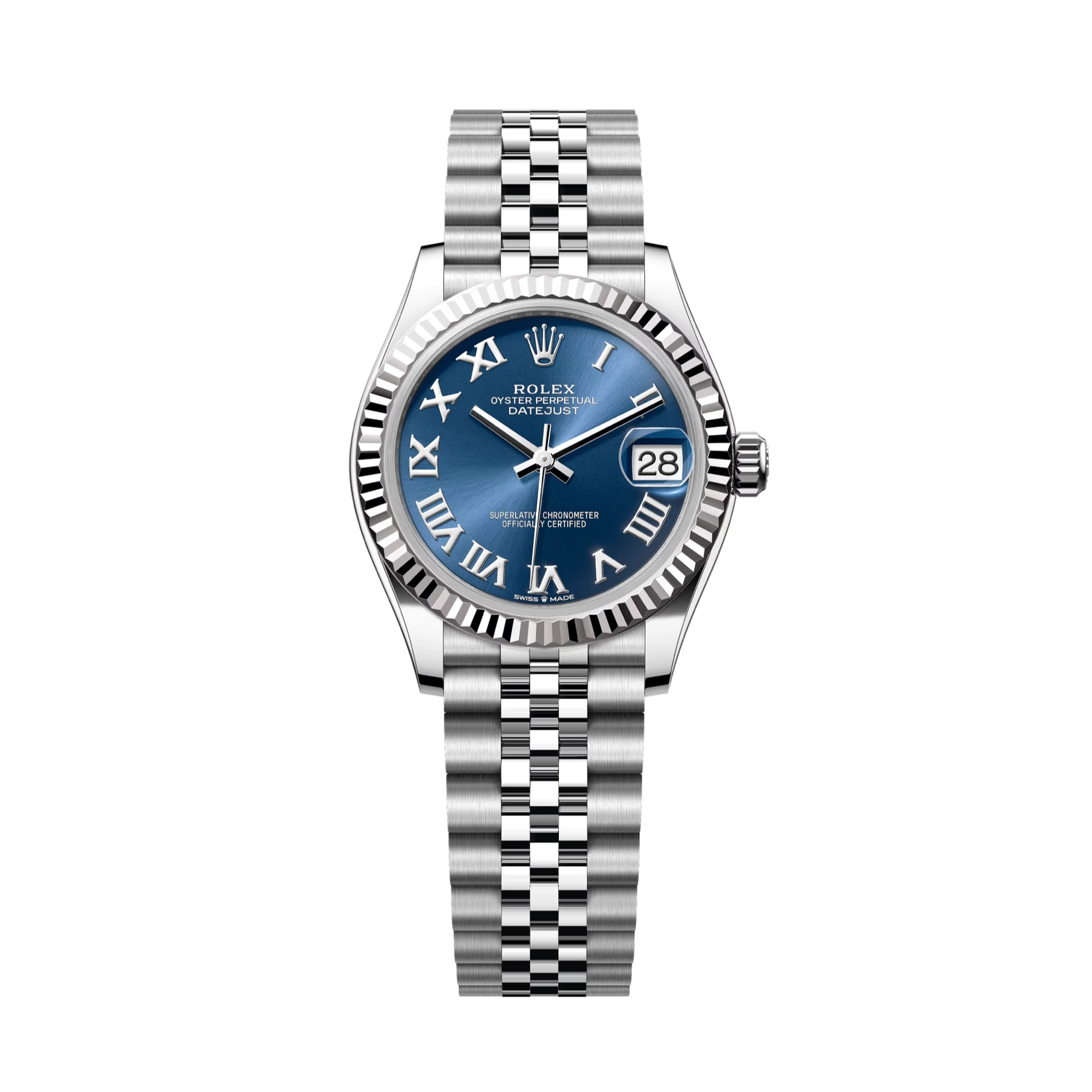 Datejust 278274 Steel Bright Blue Dial 31mm