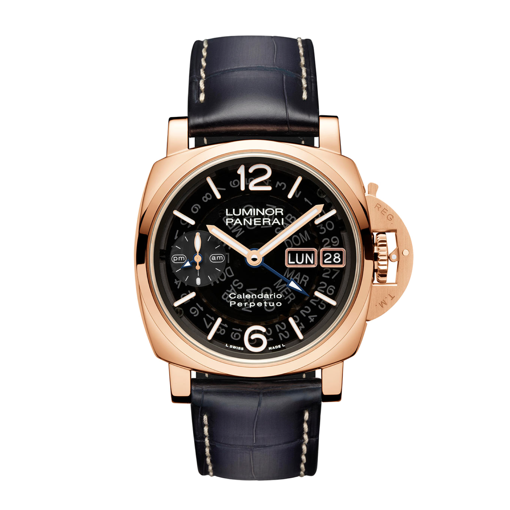 Luminor Goldtech Calendario Perpetuo PAM01269 Rose Gold 48mm