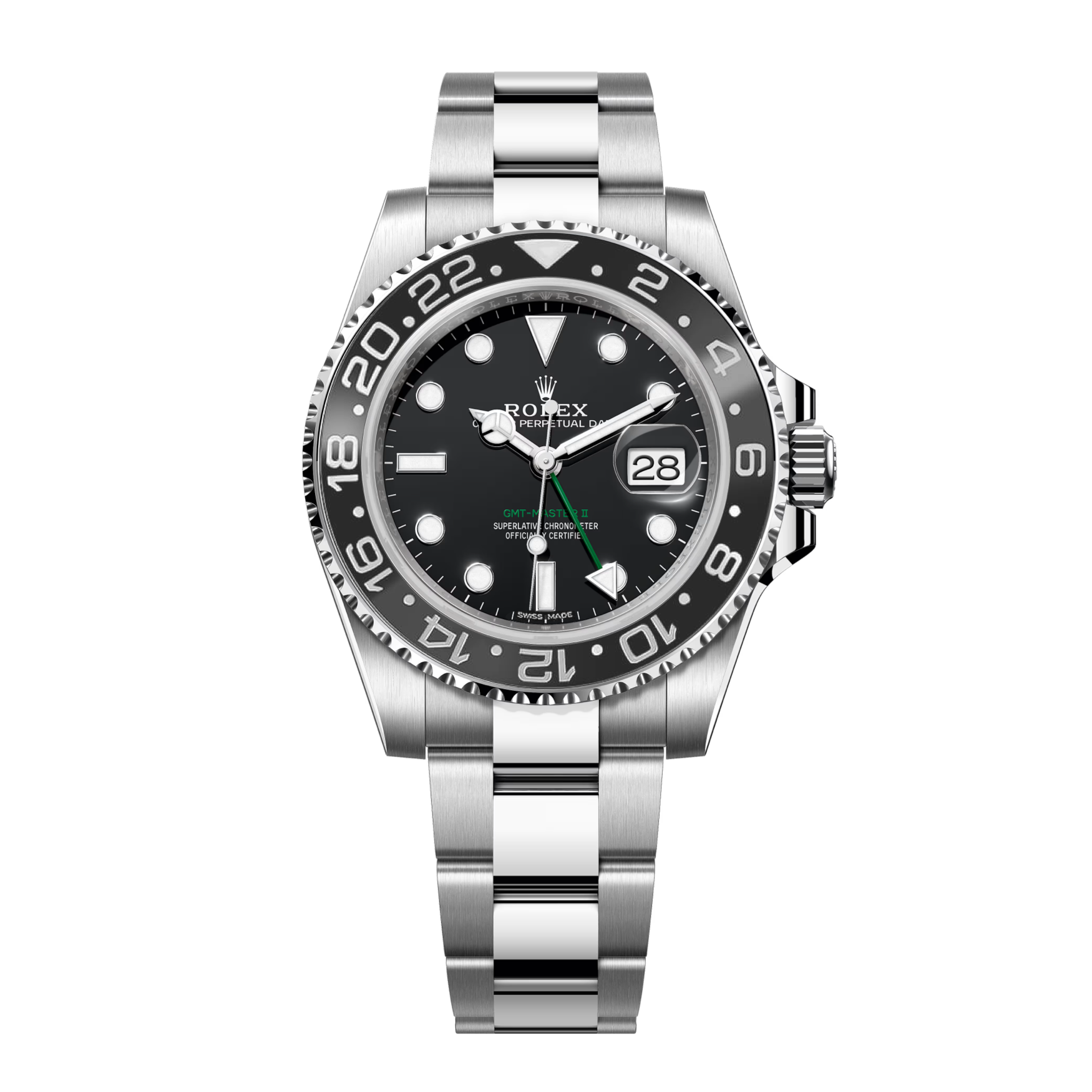 GMT-Master II 116710LN Steel Oyster Black Bezel 40mm