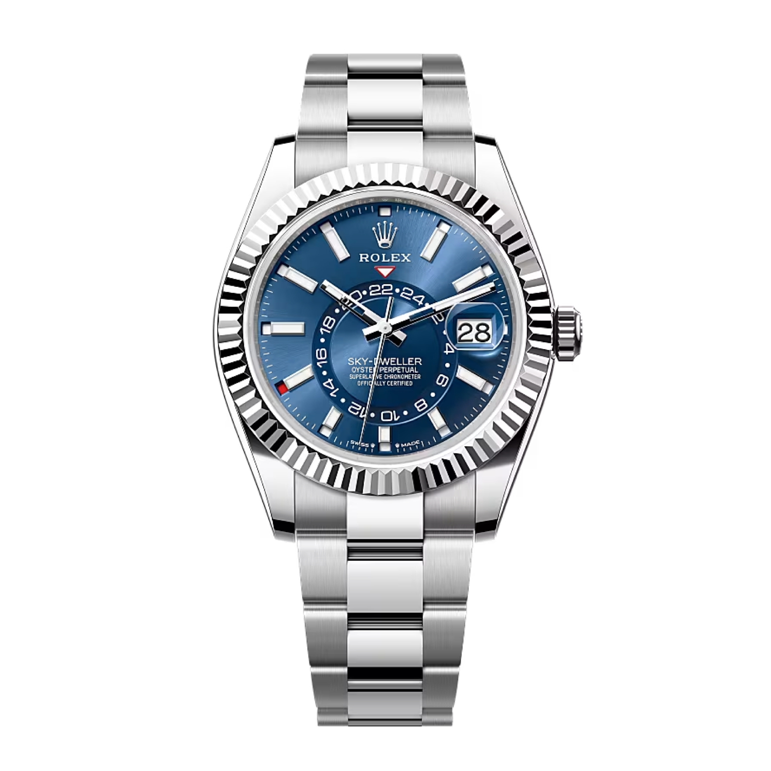 Sky-Dweller 326934-0005 Steel Blue Dial 42mm