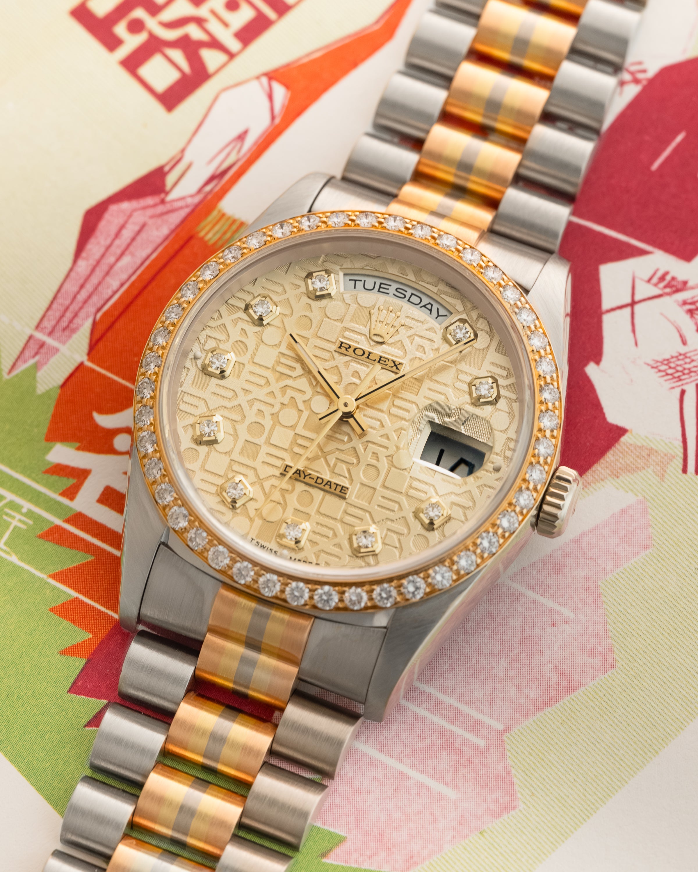 Day-Date President 18349 'Tridor' Jubilee Diamond Dial 36mm