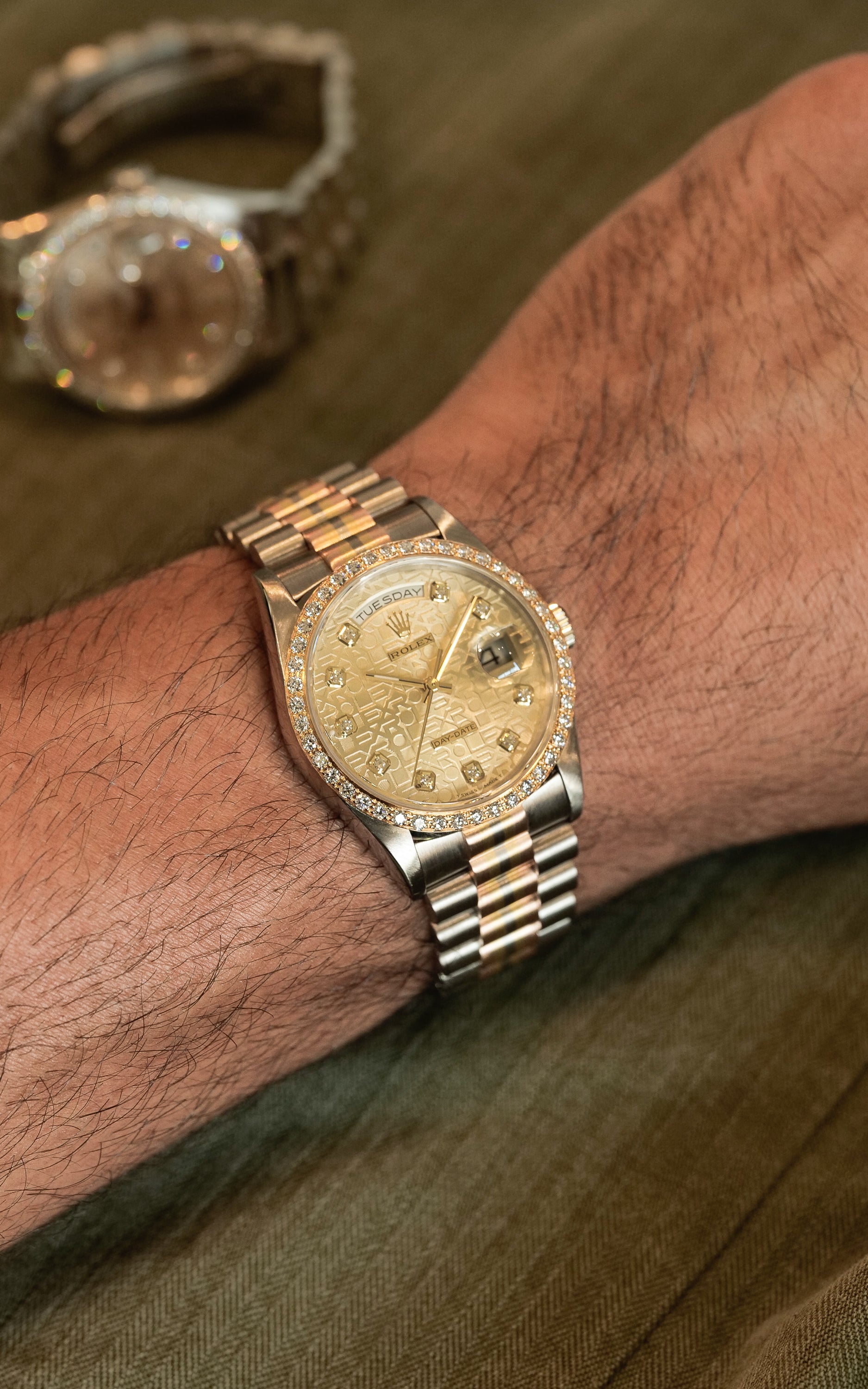 Day-Date President 18349 'Tridor' Jubilee Diamond Dial 36mm