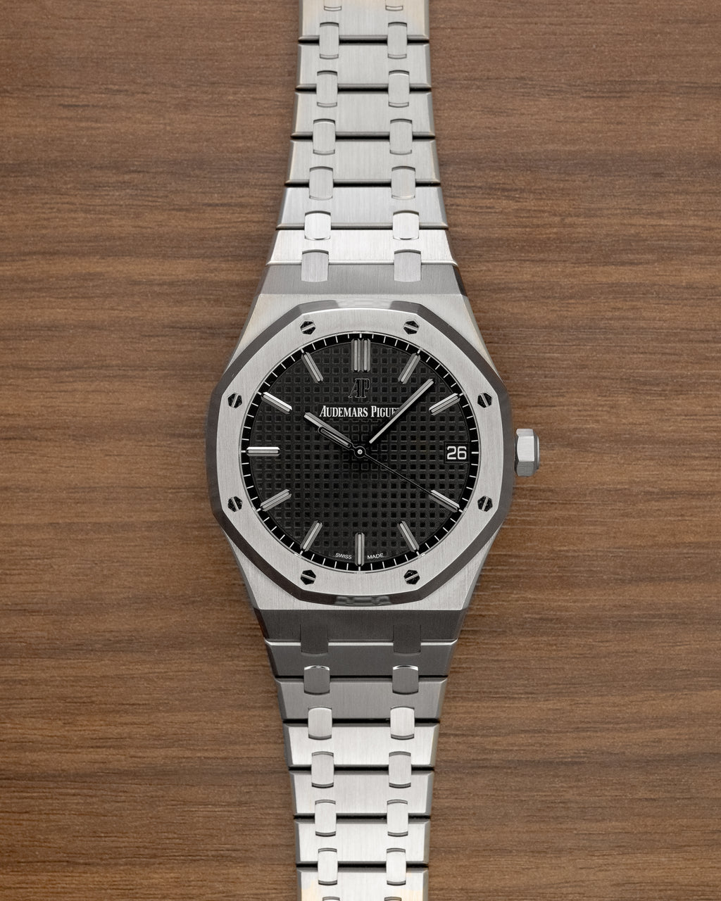 Royal Oak 15500ST Steel Black Dial 41mm