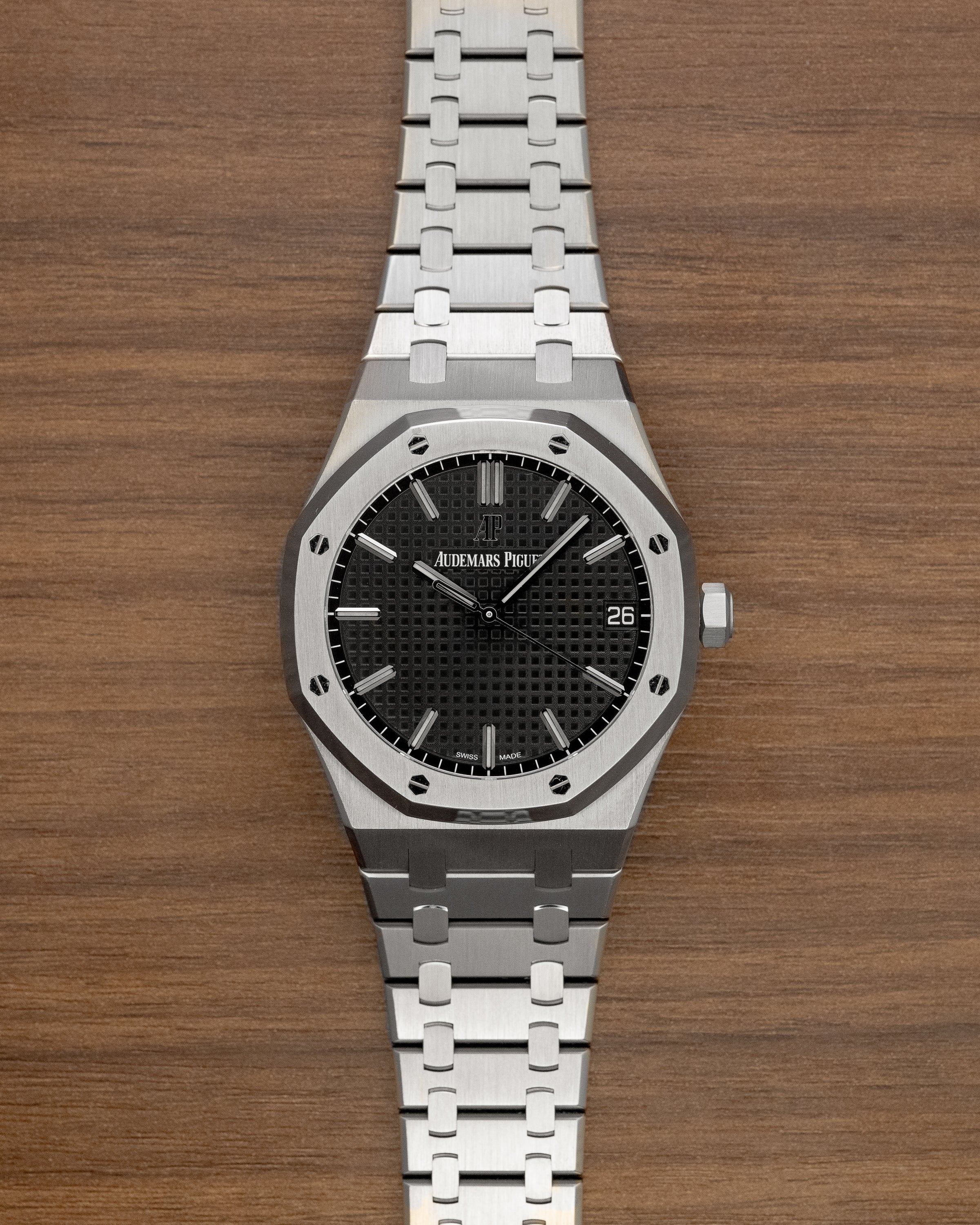 Royal Oak 15500ST Steel Black Dial 41mm