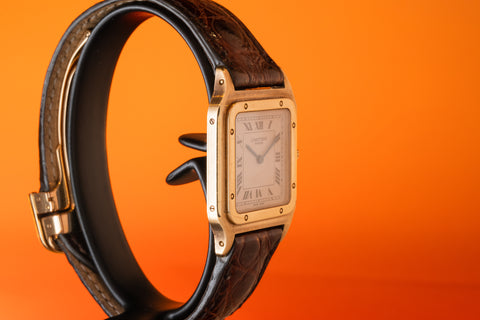 Santos Dumont Ref. 1576 Guilloche 'Paris Dial' 27mm