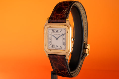 Santos Dumont Ref. 1576 Guilloche 'Paris Dial' 27mm