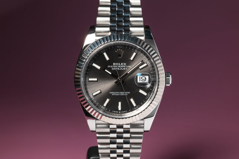 Datejust 126334 Slate Grey Dial Steel Jubilee 41mm