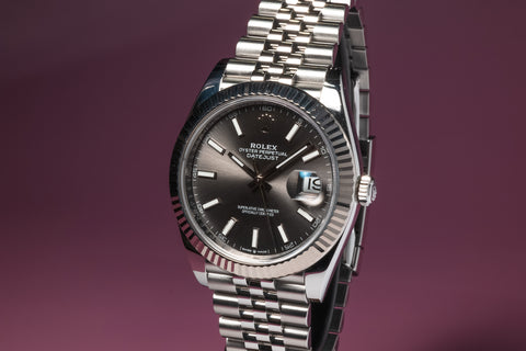 Datejust 126334 Slate Grey Dial Steel Jubilee 41mm