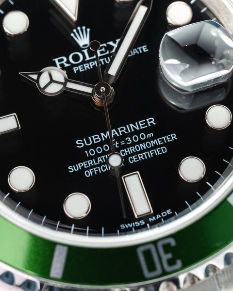 Submariner Date 16610LV 50th Anniversary 'Kermit' Steel 40mm