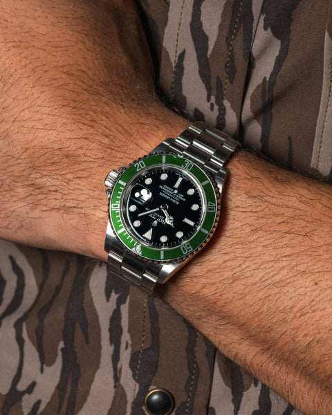 Submariner Date 16610LV 50th Anniversary 'Kermit' Steel 40mm