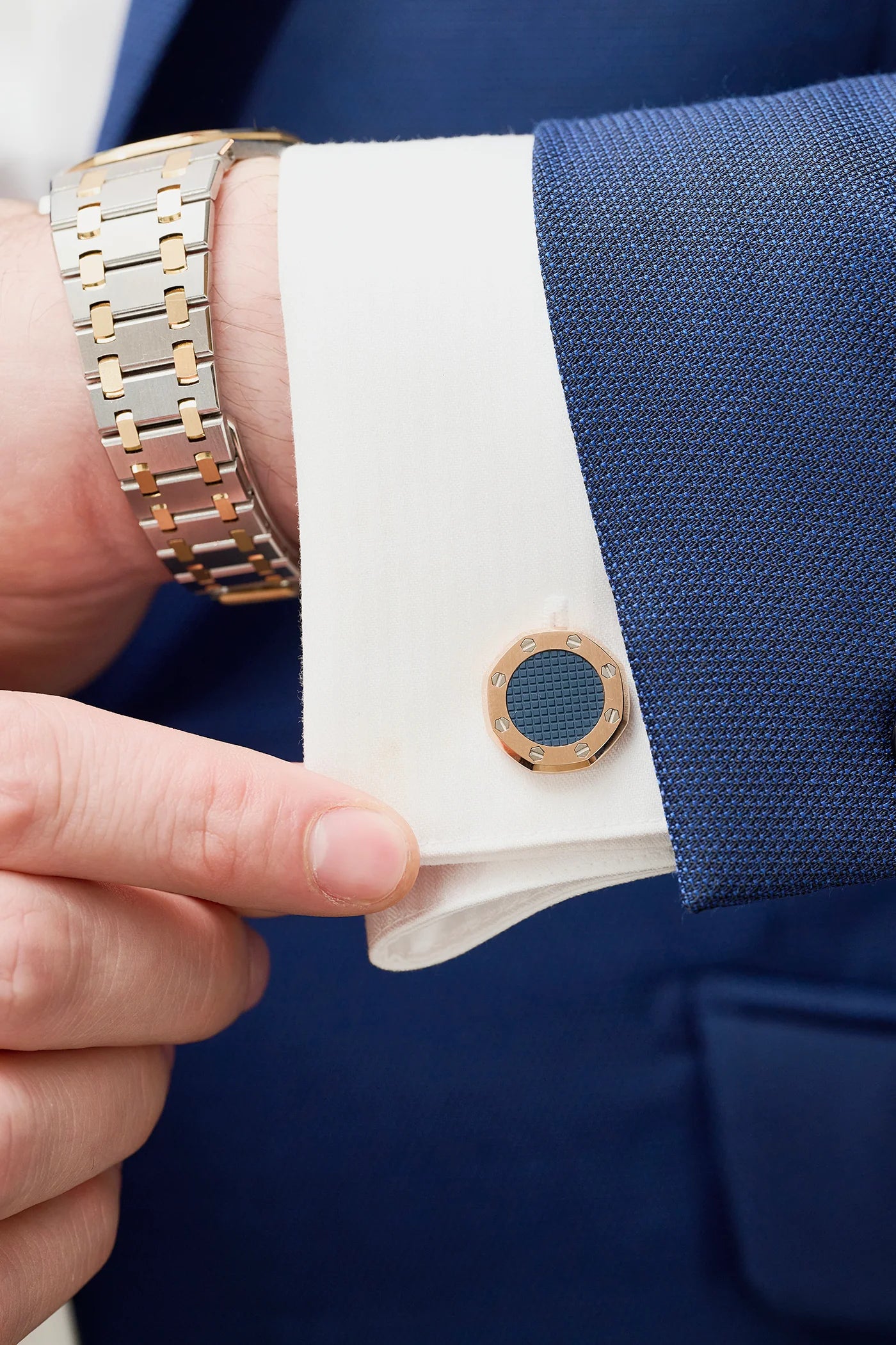 Audemars Piguet Cufflinks - Blue Grande Tapisserie