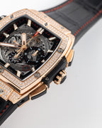 Spirit of Big Bang Unico Rose Gold Pave Skeleton Dial 45mm