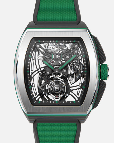 Flying Tourbillon Grande Date Green Hybrid