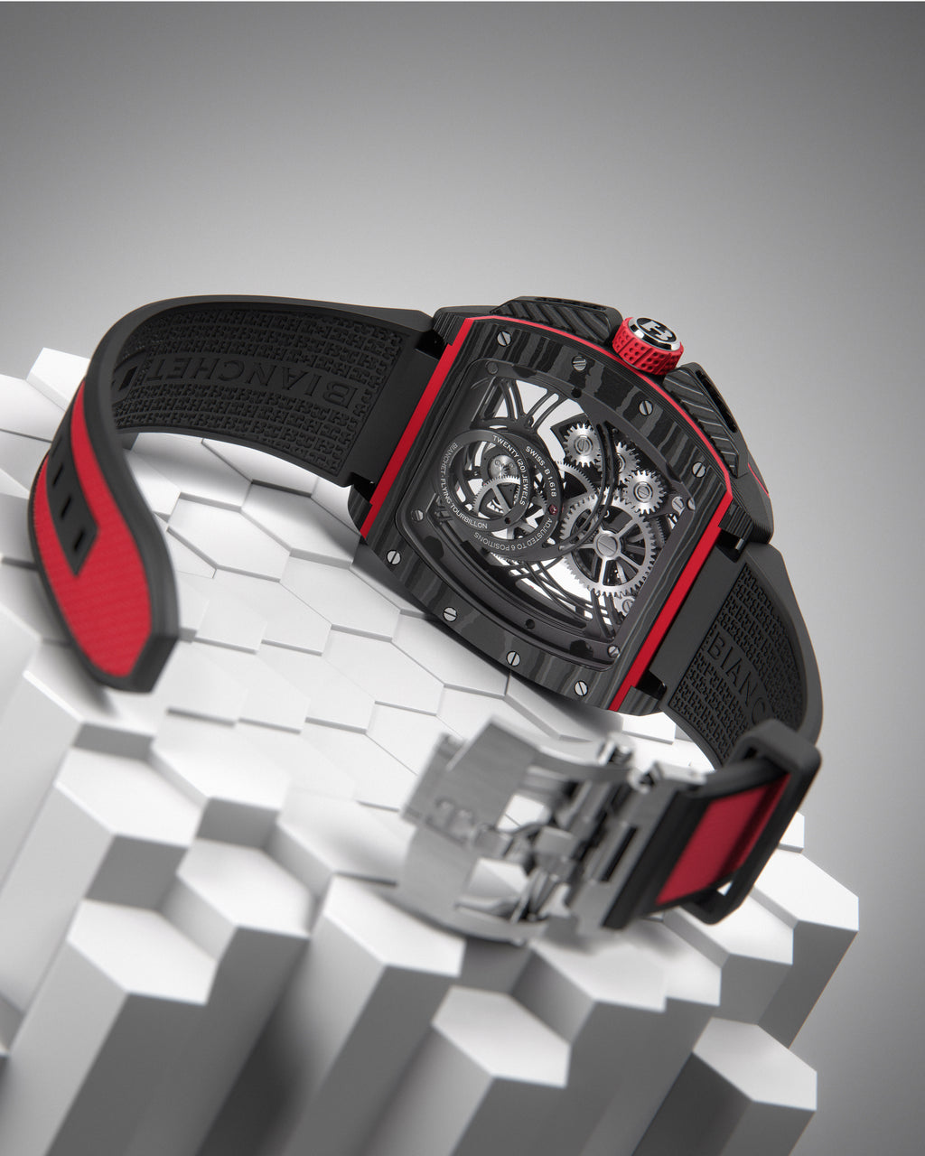 Flying Tourbillon Grande Date Red
