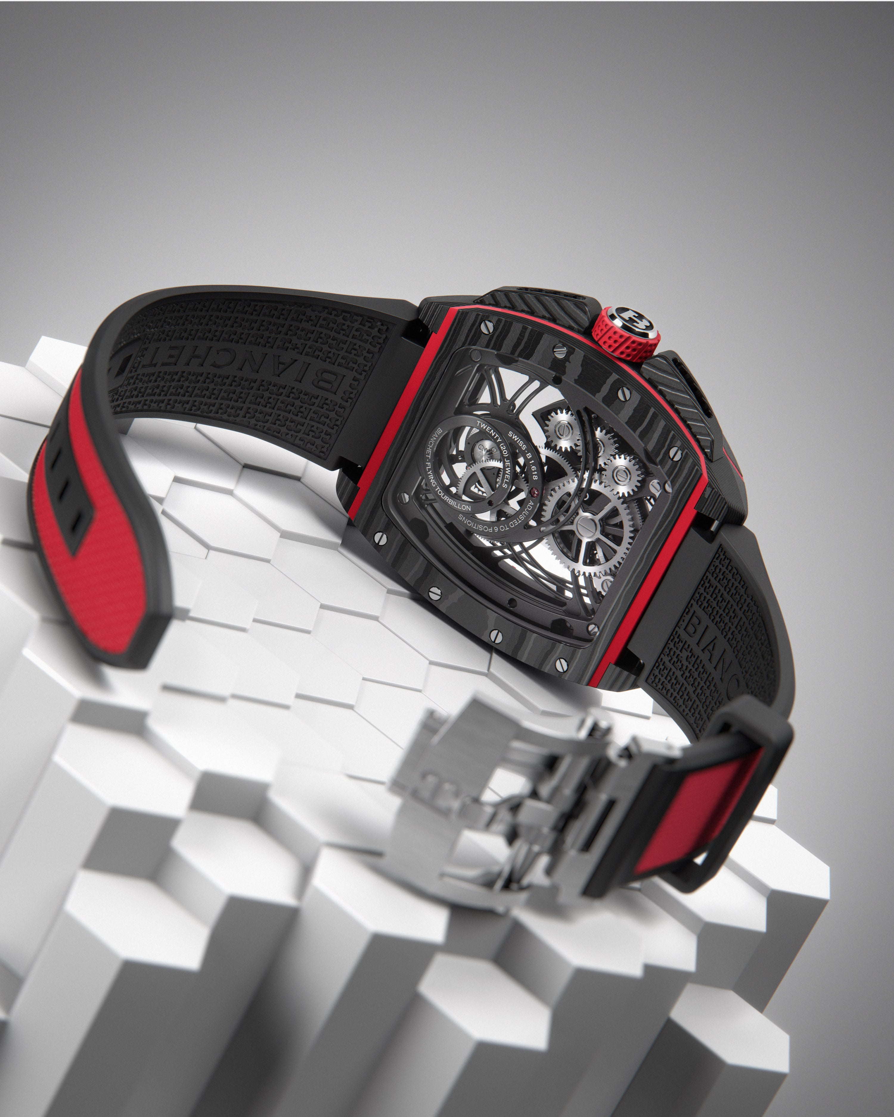 Flying Tourbillon Grande Date Red