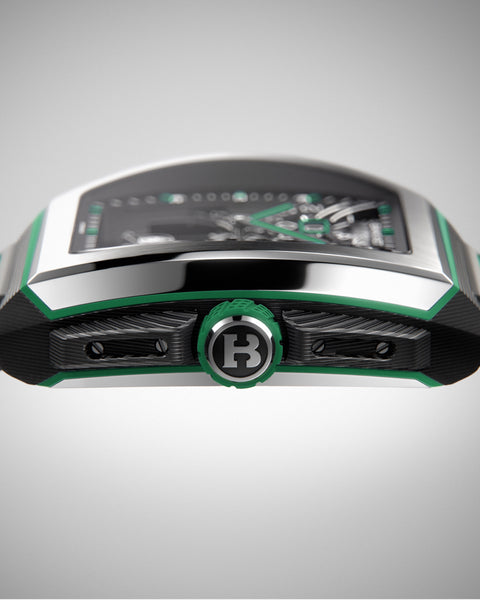 Flying Tourbillon Grande Date Green Hybrid