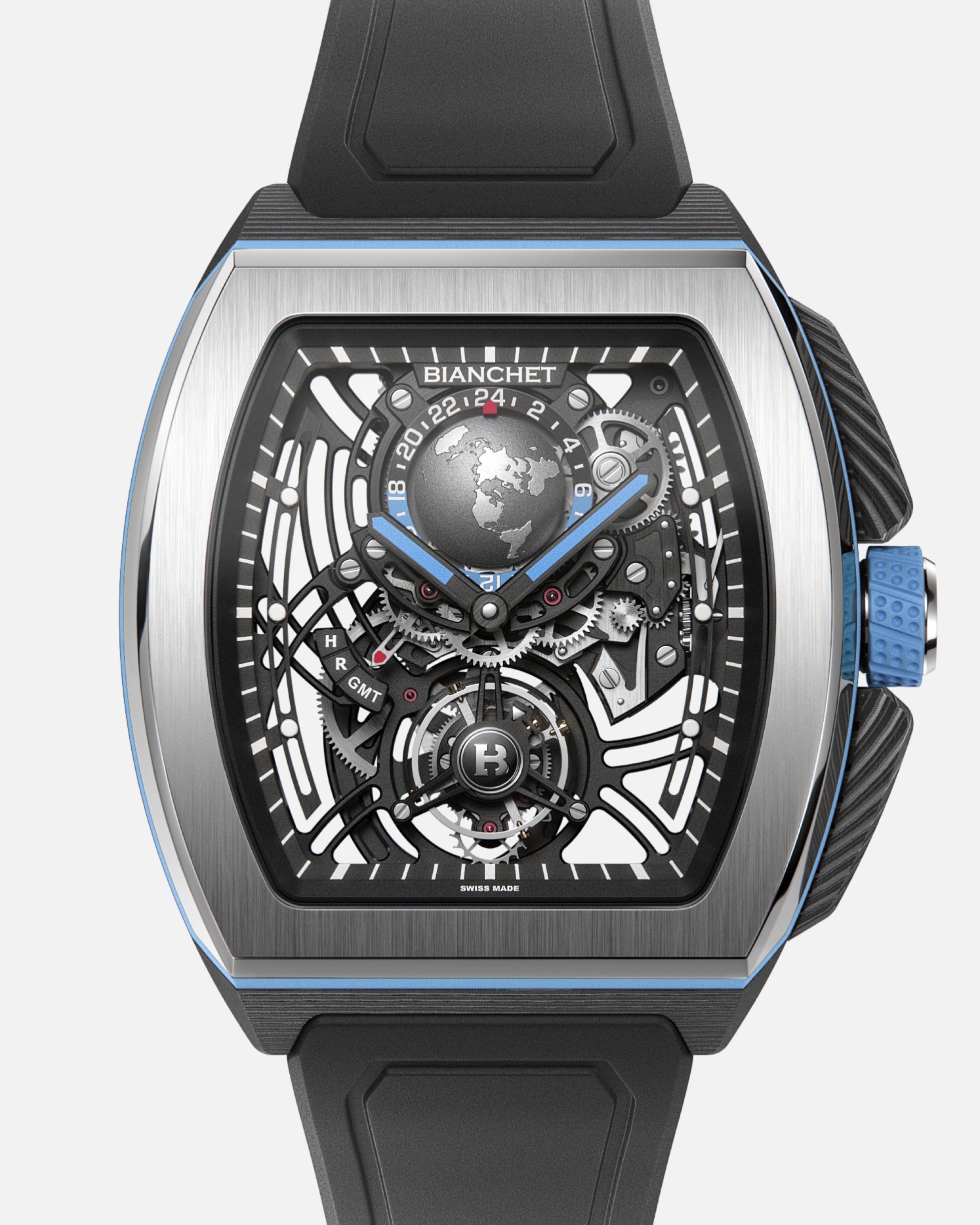 Flying Tourbillon Sport GMT Bleu Hybrid