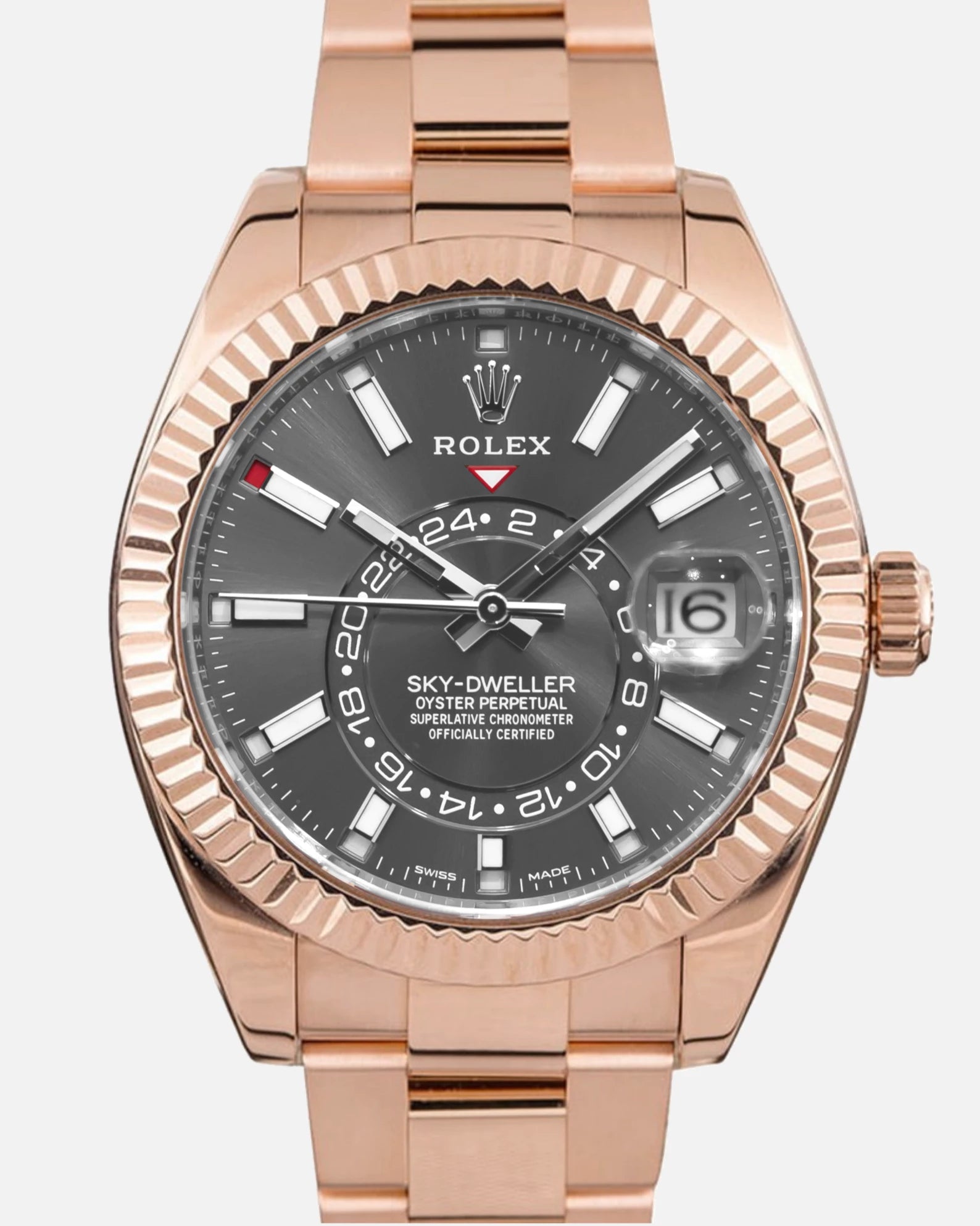 Sky-Dweller 326935 Everose Gold Oyster Grey Dial 42mm