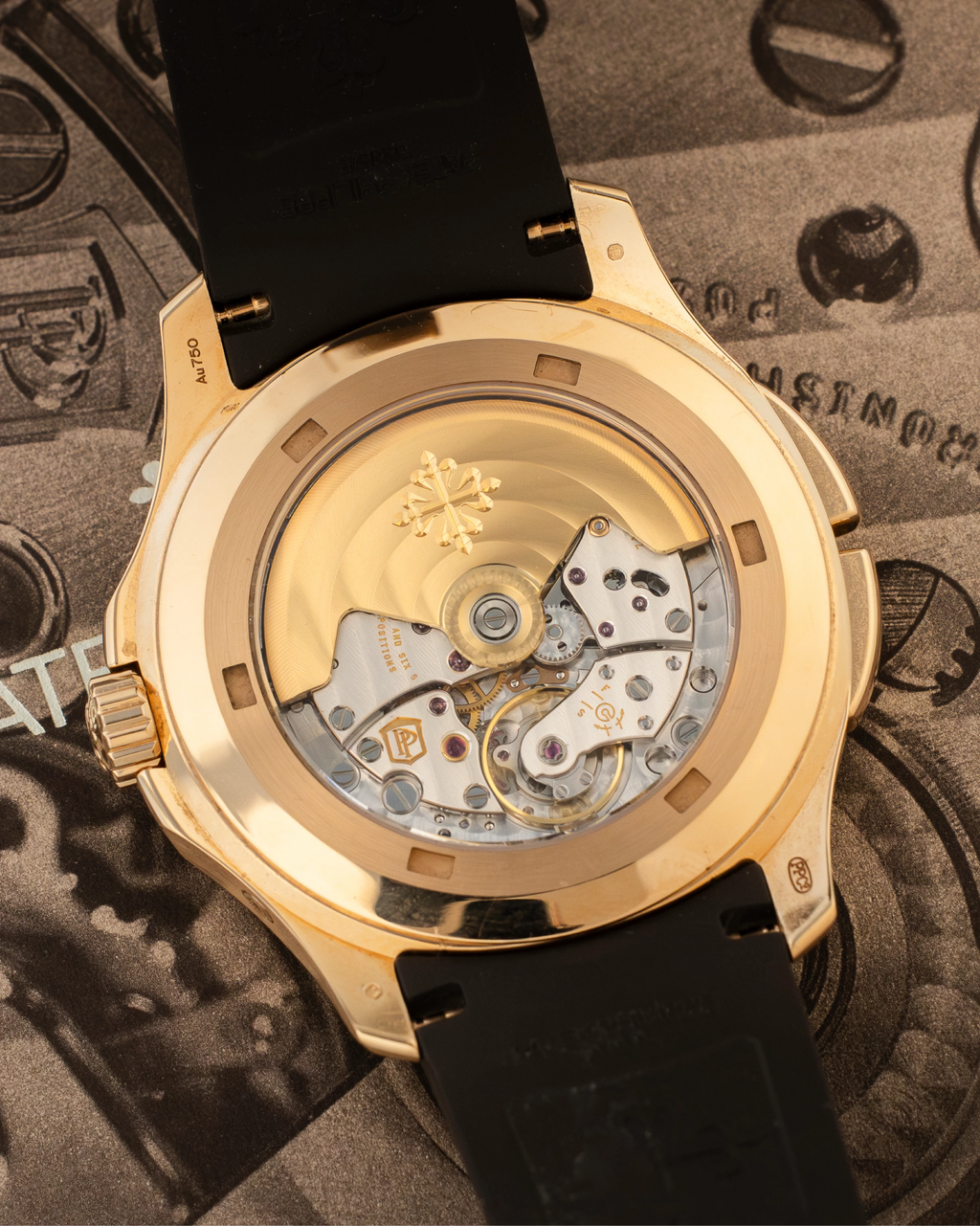 5164R-001 Aquanaut Travel Time Rose Gold 42mm