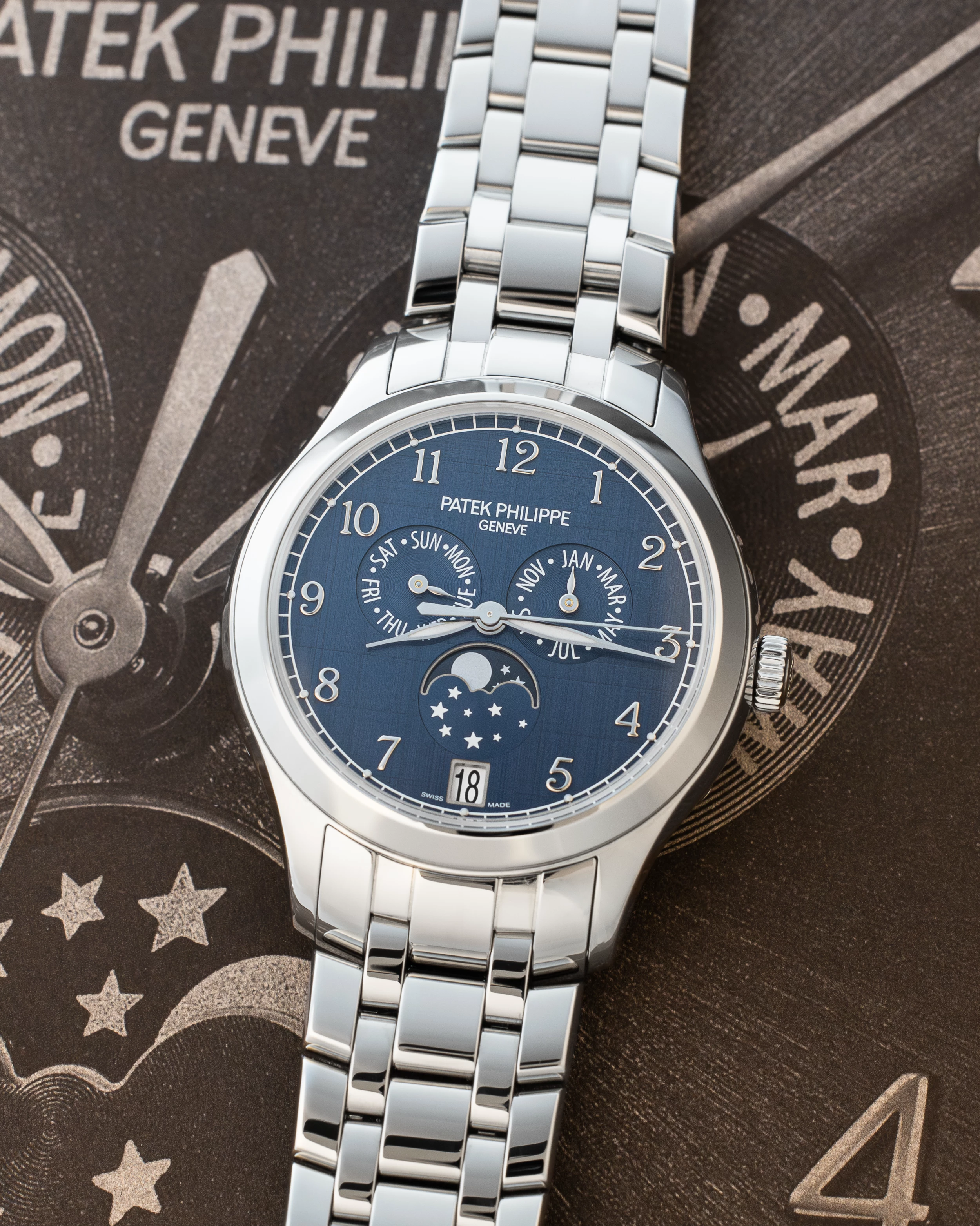 4947/1A-001 Annual Calendar Moon-Phase