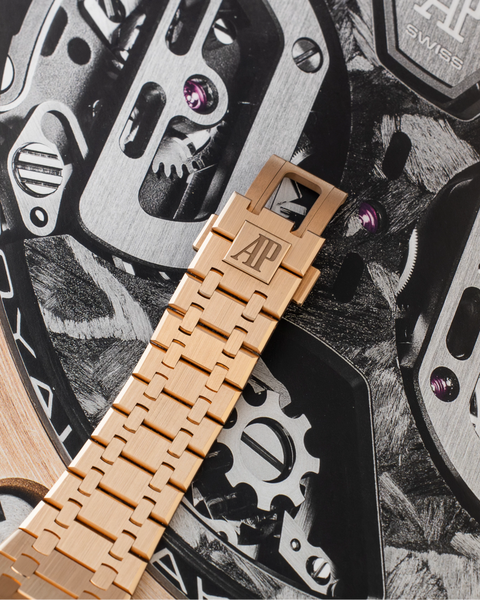 Royal Oak 15510OR Rose Gold Blue Dial 41mm