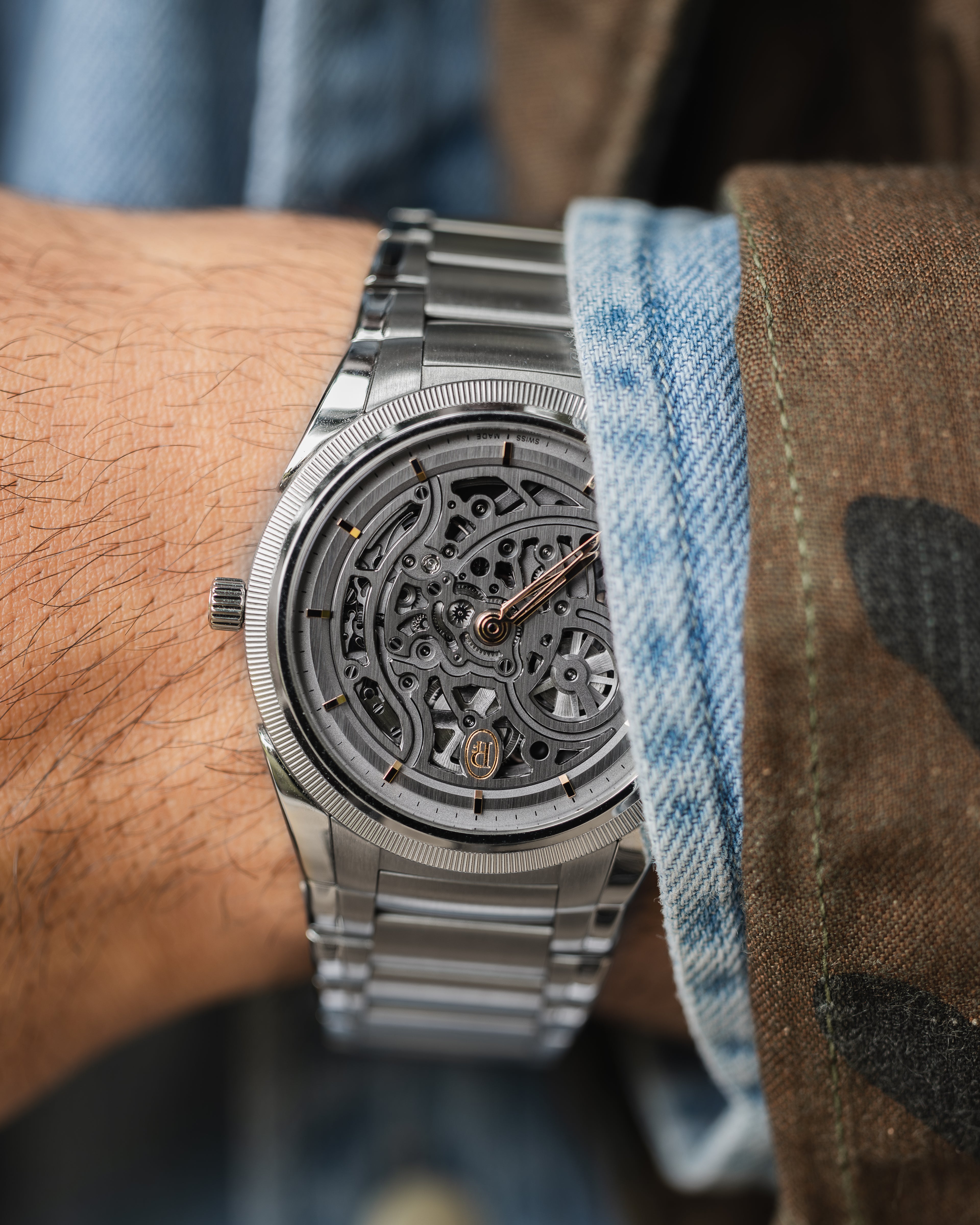 Tonda PF Skeleton Steel