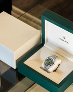 Day-Date 228206 Platinum Olive Green Dial President 40mm