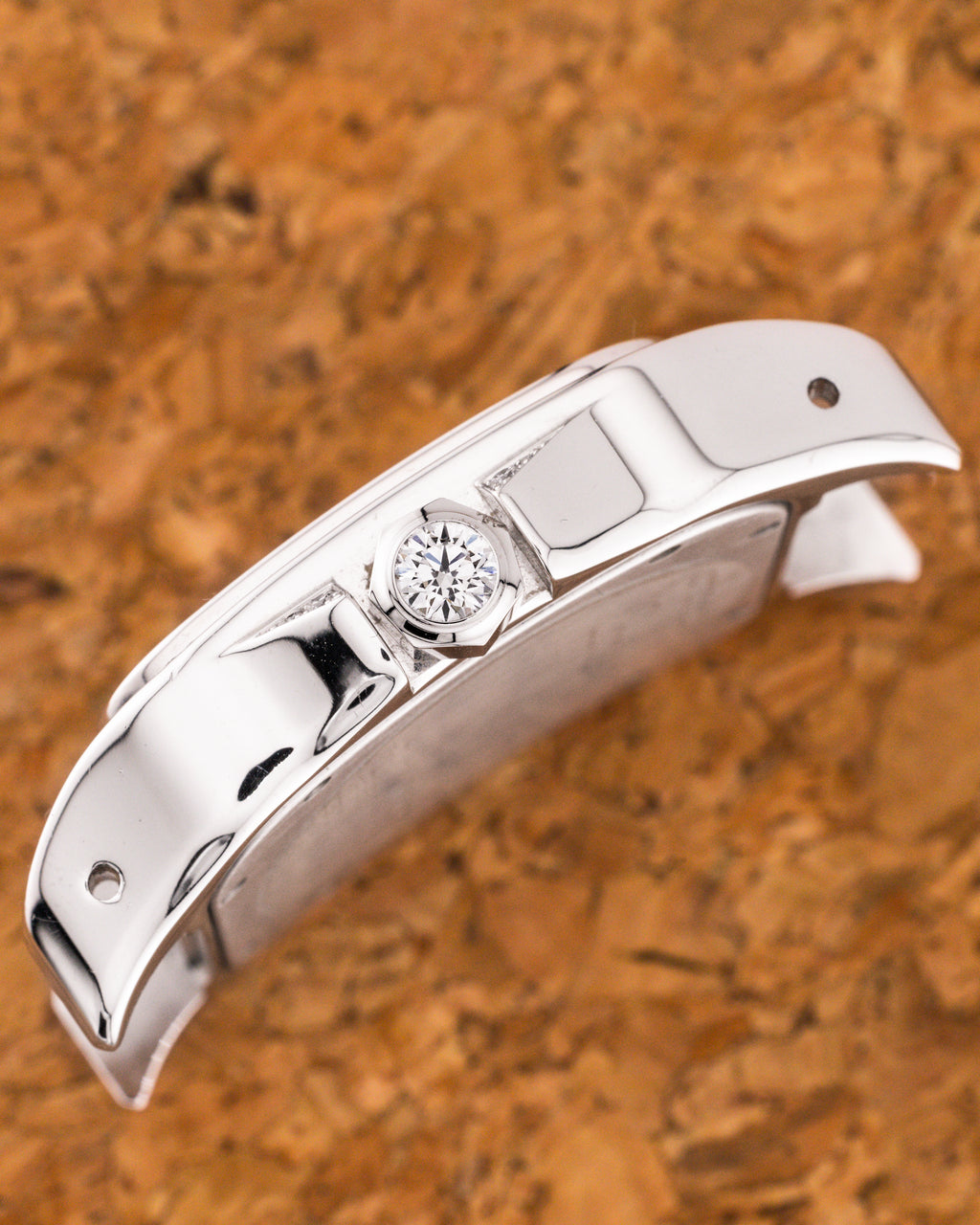 Santos 100 2744 White Gold "Factory Diamonds" 38mm