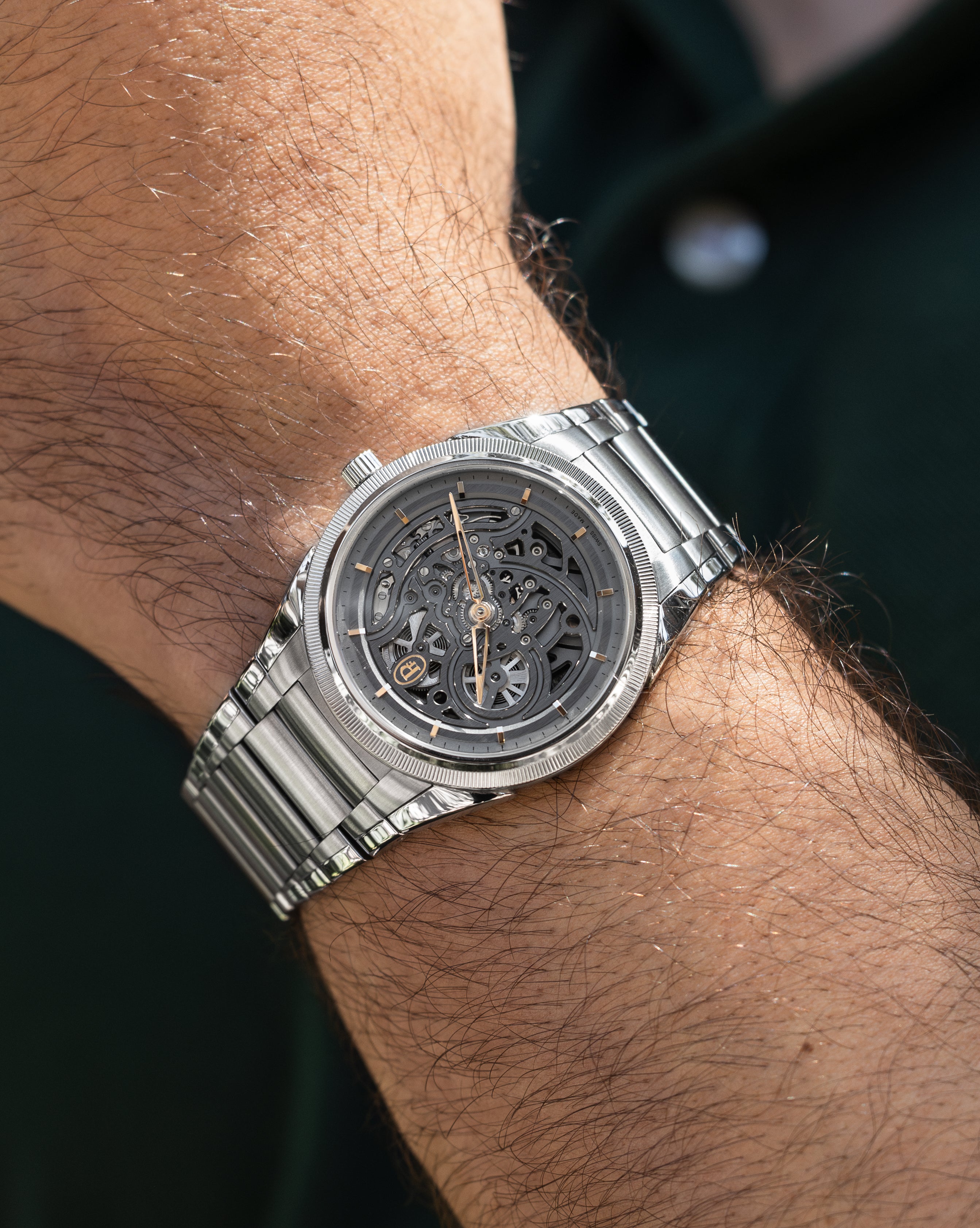 Tonda PF Skeleton Steel