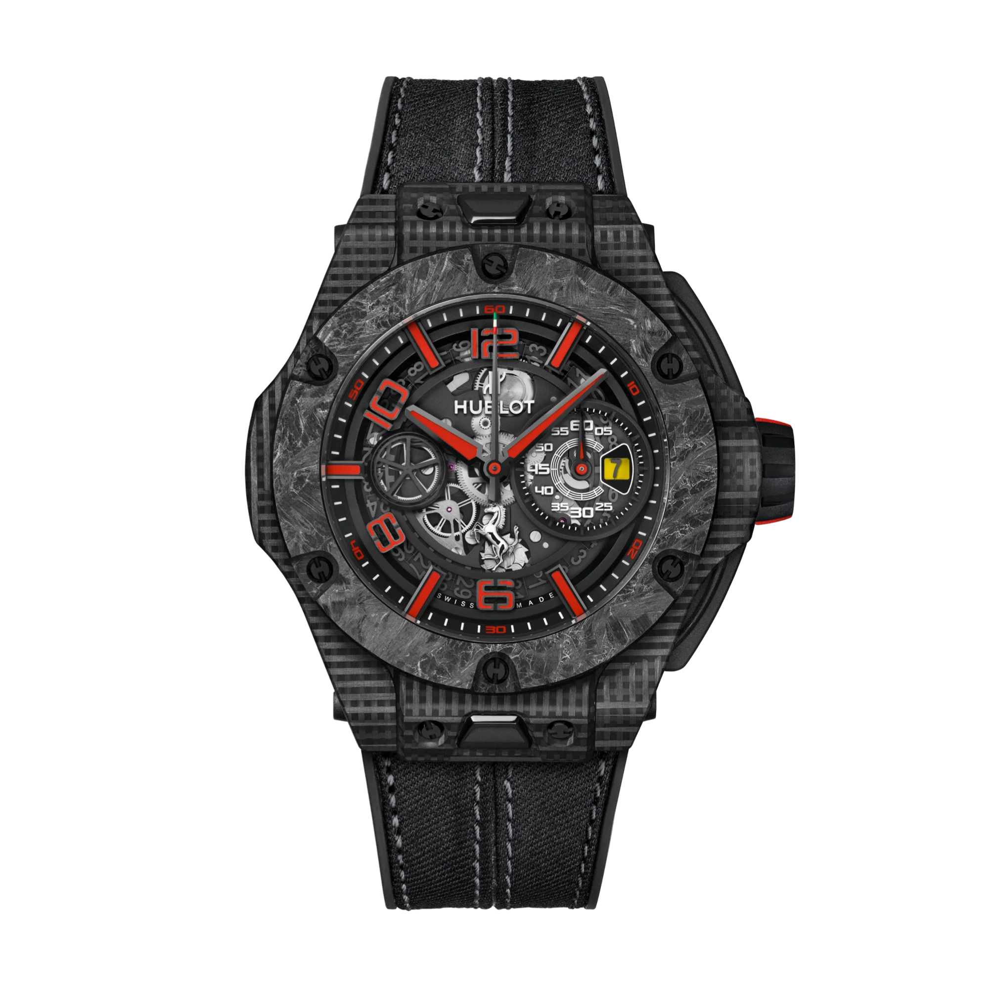 Big Bang 402.QD.0123.NR 3D Carbon 'Ferrari 90th Anniversary' 45mm