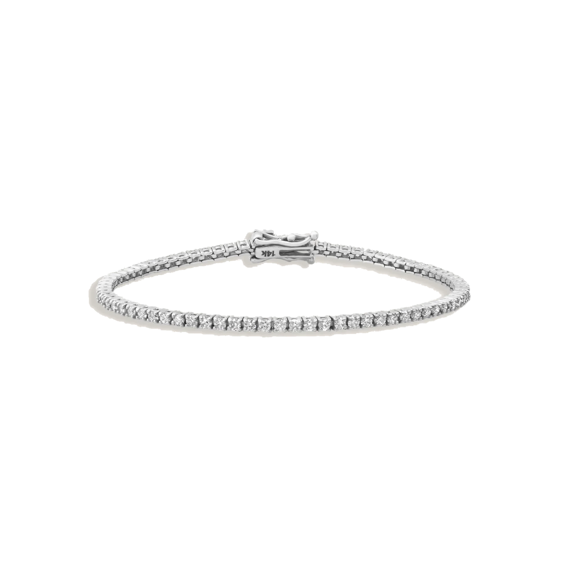 Classic Tennis Bracelet 8.50ctw White Gold