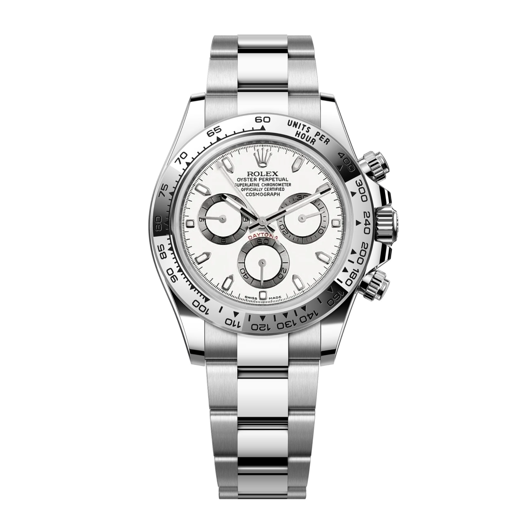 Cosmograph Daytona 116520 Steel White Dial 40mm