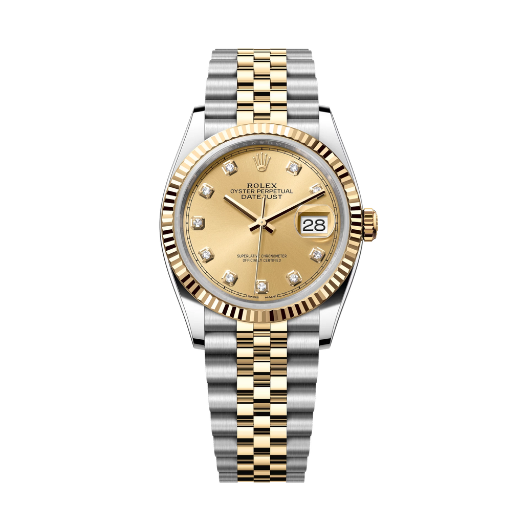 Datejust 116233 Steel & Yellow Gold Diamond Dial Jubilee 36mm