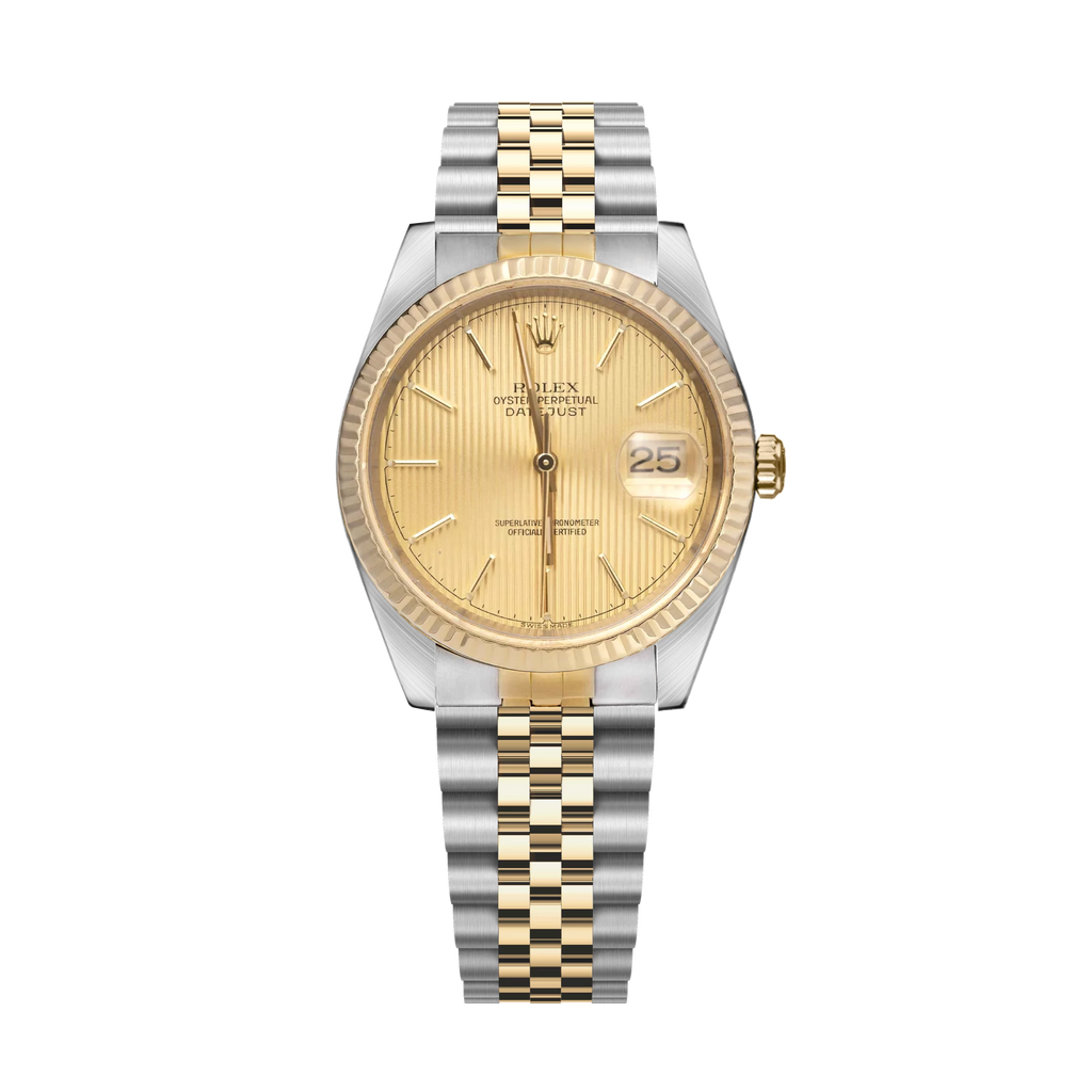 Datejust 16233 Steel & Yellow Gold Tapestry Dial Jubilee 36mm