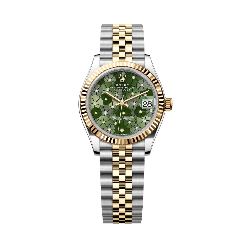 Datejust 278273 Oystersteel & Yellow Gold Green Floral Dial 31mm