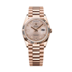Day-Date 118235 Rose Sundust Diamond Dial President 36mm
