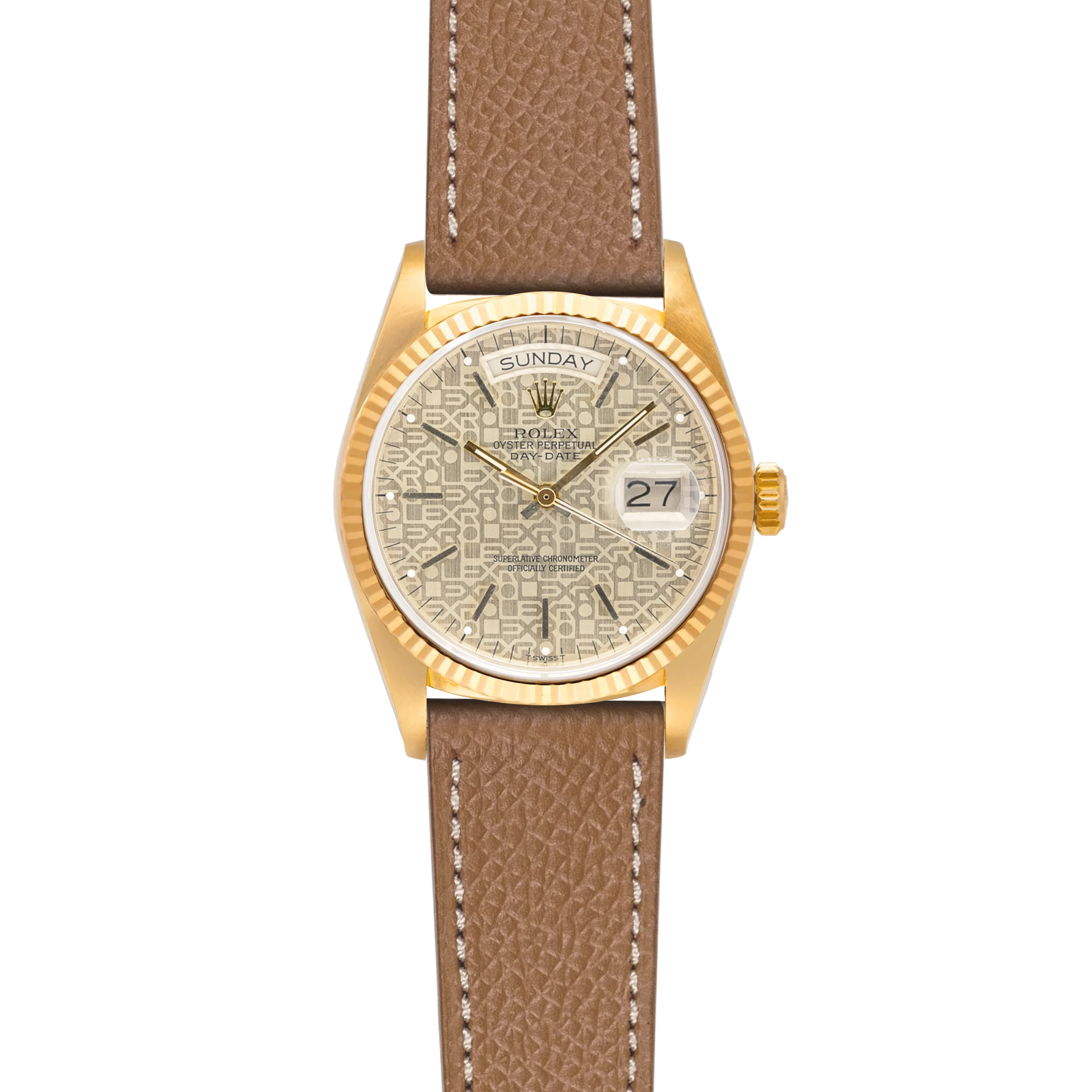 Day-Date 18038 Silver Jubilee Dial w/ pin buckle 36mm