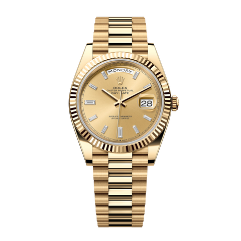 Day-Date 228238 Yellow Gold Champagne Diamond Dial President 40mm