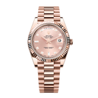 Day-Date II 218235 Rose Gold Sundust Diamond Dial President 41mm