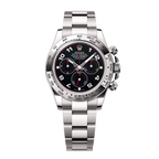 Daytona Cosmograph 116509 White Gold Black Racing Dial Oyster 40mm