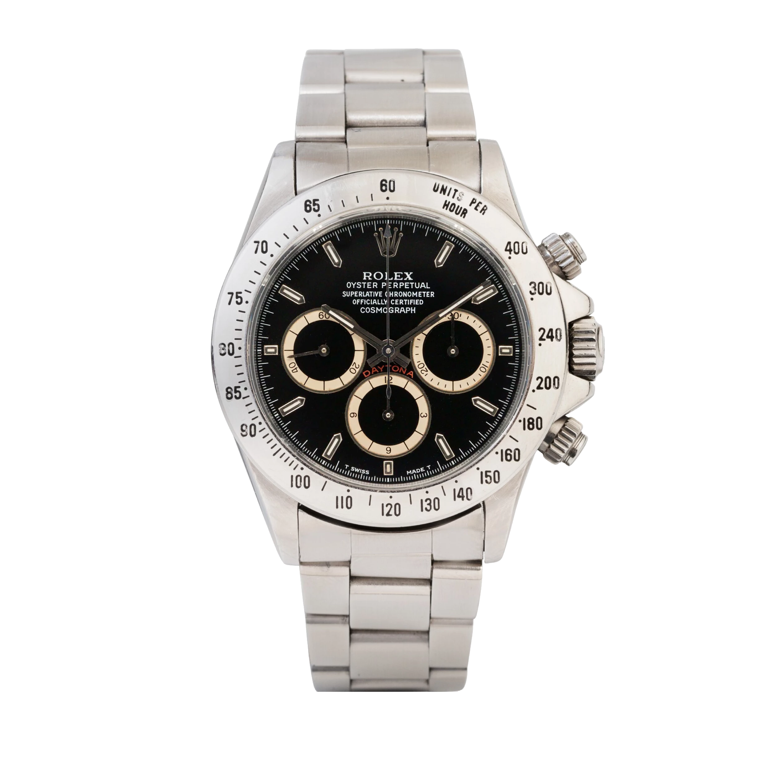 Daytona Cosmograph 16520 Zenith 'Inverted Six' Steel 40mm