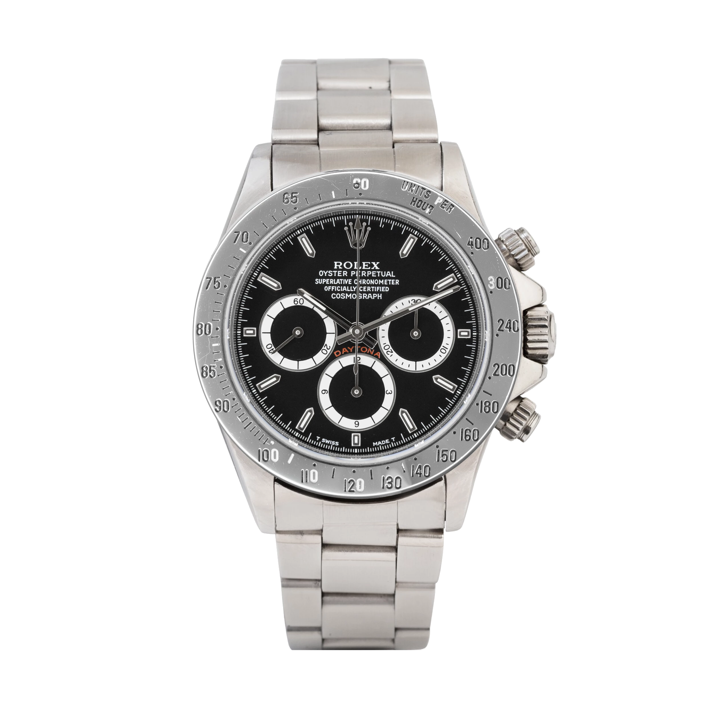 Daytona Cosmograph 16520 Zenith 'Inverted Six' Steel 40mm