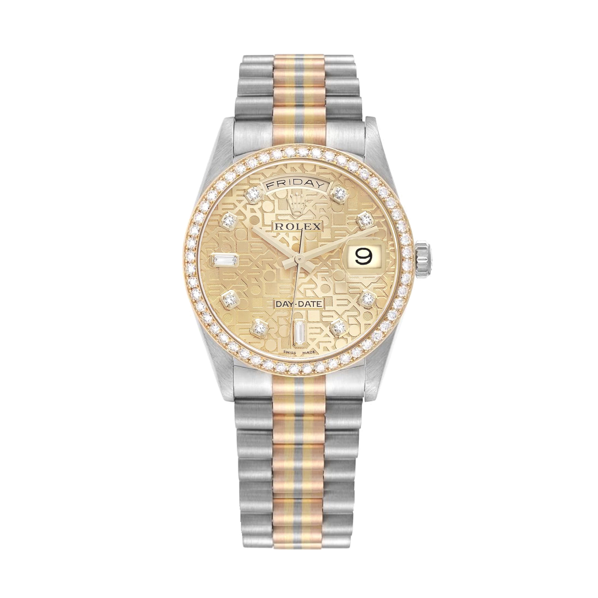 Day-Date President 18349 'Tridor' Jubilee Diamond Dial 36mm