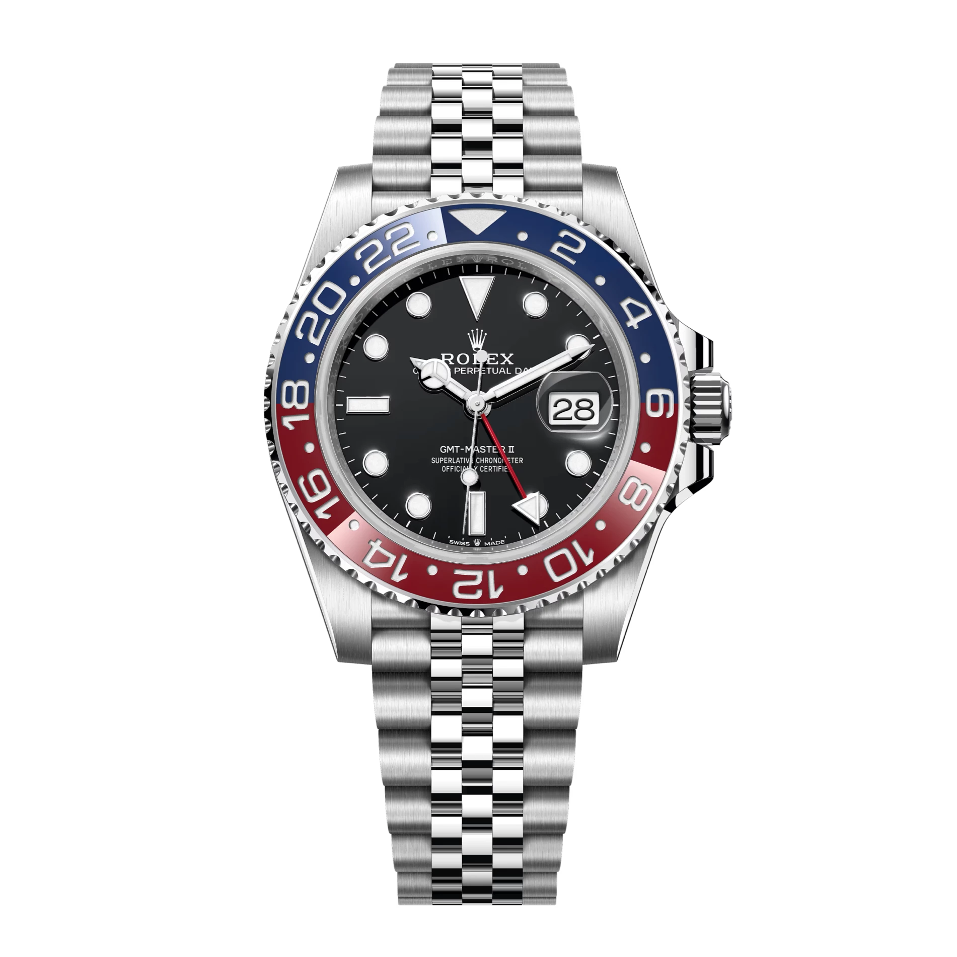 GMT-Master II 126710BLRO Steel Jubilee "Pepsi" 40mm