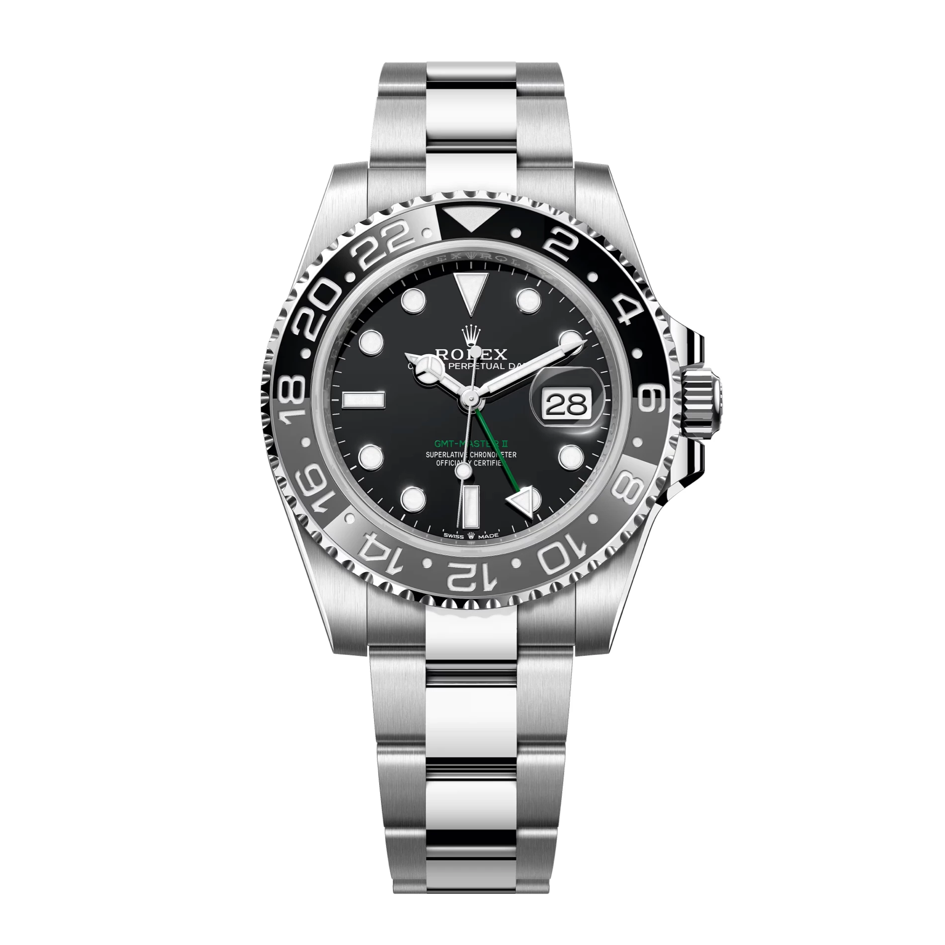 GMT-Master II 126710GRNR Steel Oyster "Bruce Wayne" 40mm