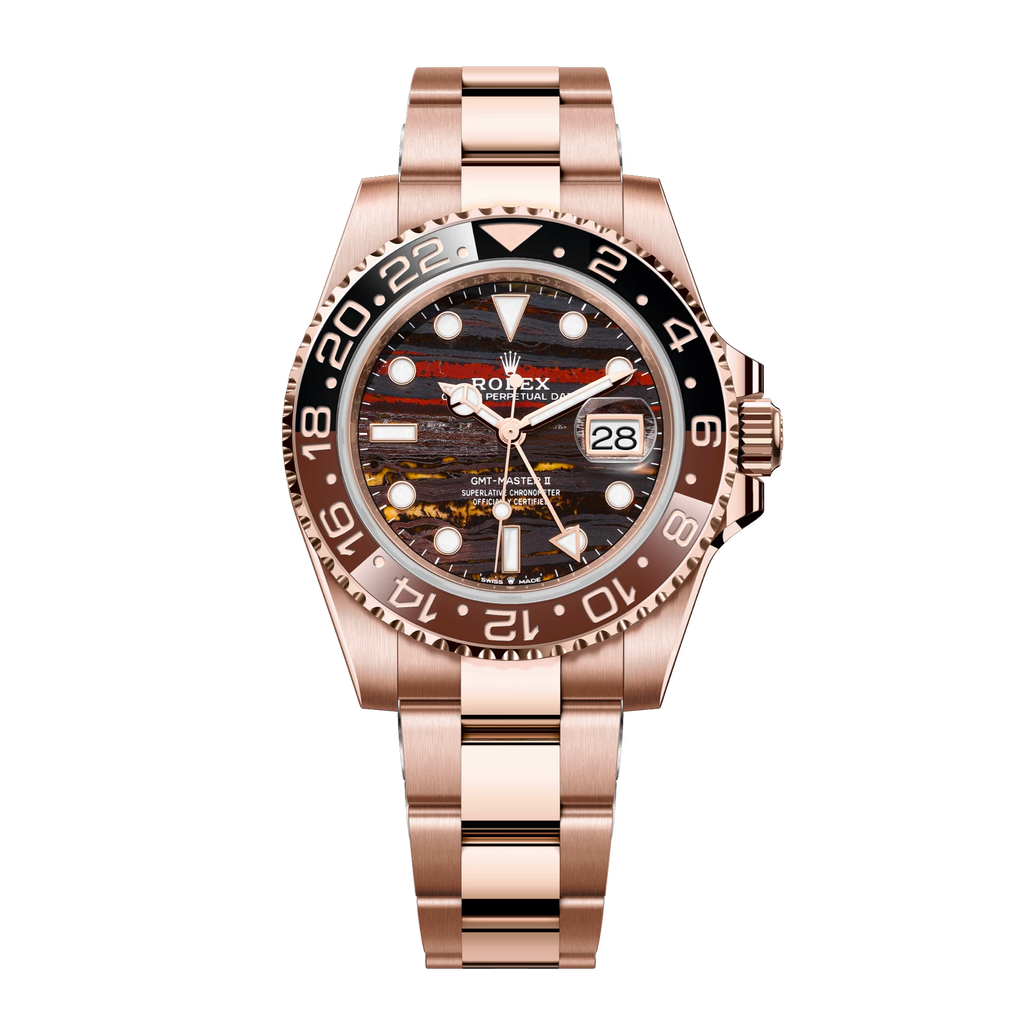 GMT-Master II 126715CHNR Everose Gold "Tiger Iron" 40mm