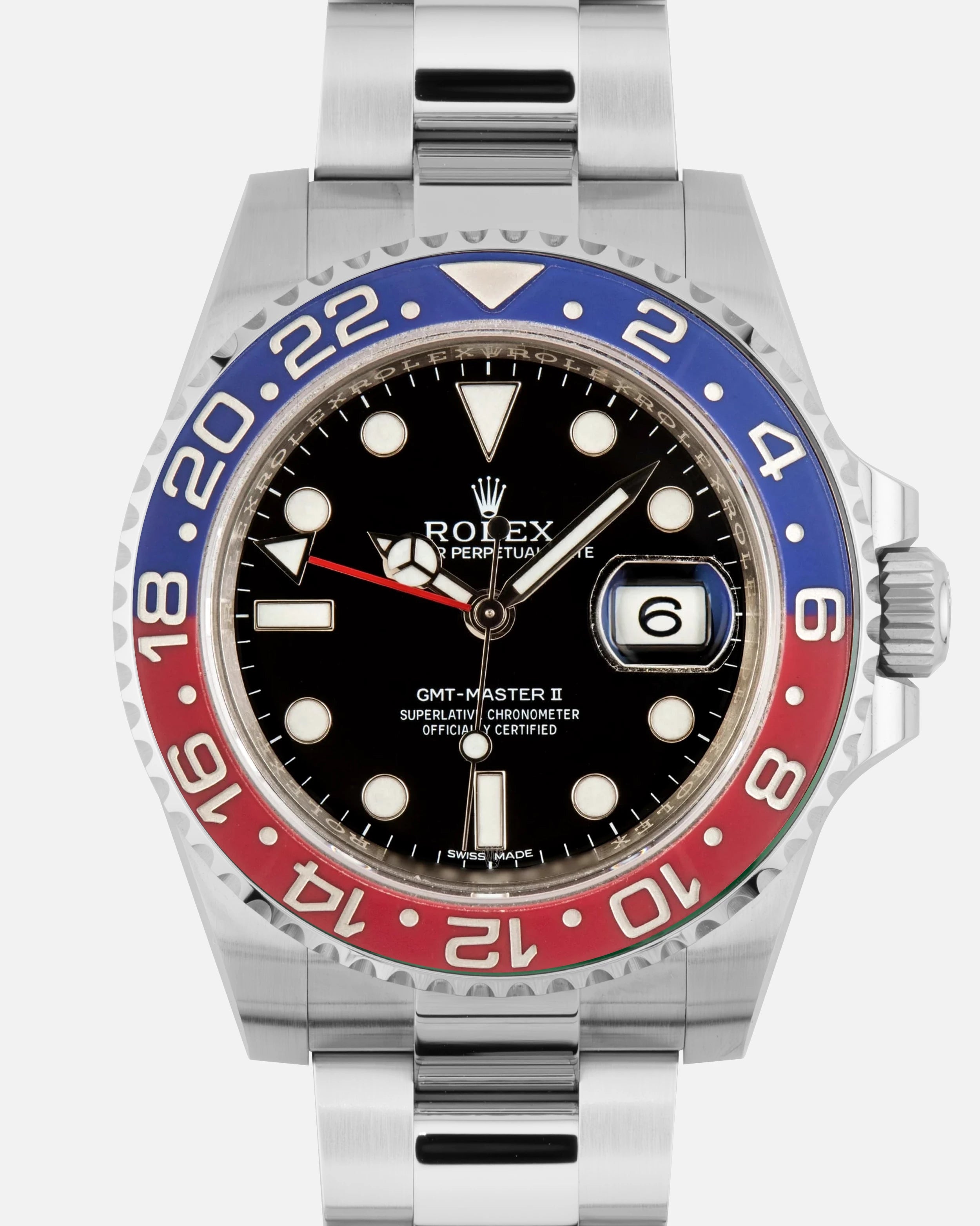 GMT-Master II 126710BLRO Steel Oyster "Pepsi" 40mm