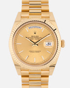 Day-Date 228238 Yellow Gold Champagne Dial President 40mm